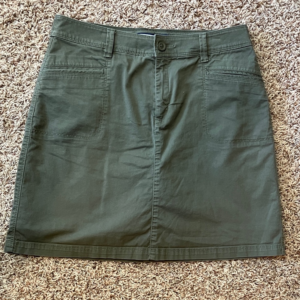 Croft & Barrow Olive Green skort